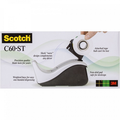 Scotch Tape Dispenser C60-ST Silver